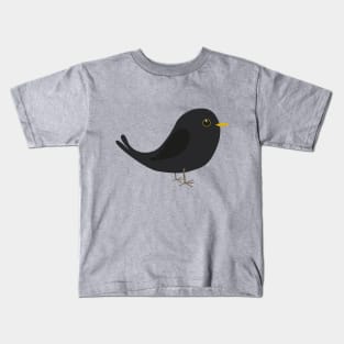 A cute blackbird Kids T-Shirt